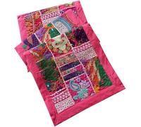 Arprani indian patchwork table runner- cotton table cloth rectangular- embroidery tablecloths- dining table runner luxury- centre table decorations
