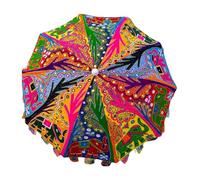 Arprani indian umbrellas for decoration, handmade patio garden table umbrellas beach umbrella cafe outdoor cotton umbrella parasol