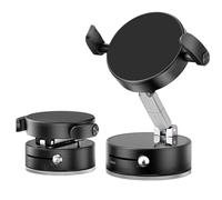 ARQIZ Magnetic Car Phone Holder - 2025 Upgraded | Vacuum Suction Mount for Dashboard & Windscreen | Foldable 360° Rotatable Mobile Stand | Strong Grip for All Smartphones (iPhone, Samsung, etc.)