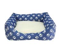 Arquivet 29135 Bed, Footprints, Blue, 50 x 45 x 17 cm