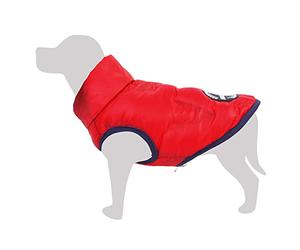 Arquivet Canada Red-Black Reversible Quilted Vest - S/25 cm - Dog Clothes - Helps Protect Them From The Cold - Coats, Sweatshirts, Sweatshirts, Sweatshirts, Cardigans, Jackets, Sweaters, Raincoats &
