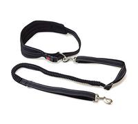 ARQUIVET Canicross Belt with Leash - Reflective and Elastic - Size M (1.2-1.5 m/25 mm)