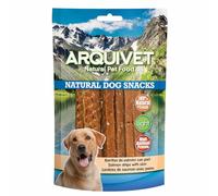 Arquivet, Salmon Bars with Skin, Natural Snacks for Dogs, Treats, Food and Food, Canine Snacks, 100 g