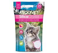 Arquivet Silica Crystal Clumping Litter for Kittens, 3.8 L - Hygienic Bed for Kittens, Cats, Kitten, Puppies - Absorbent Capacity - Helps Eliminate Odors and Bacteria