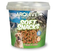 Arquivet, Soft Snacks for Dog Bones, Salmon and Rice Duo 800 g