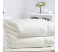ARR ARR Egyptian Cotton Bath Sheet Bale Colour 2 Piece 600gsm, Cream