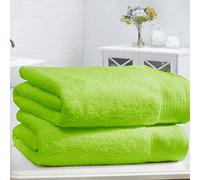 ARR ARR Egyptian Cotton Bath Sheet Bale Lime 2 Piece 600gsm