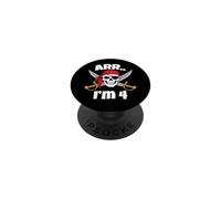 ARR I’m 4 Pirate Birthday Skull Crossed Swords Kids PopSockets Adhesive PopGrip