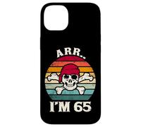 Arr.. I'm 65 Funny Vintage Skull 65 Year Old Birthday Case for iPhone 14 Plus