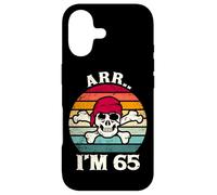 Arr.. I'm 65 Funny Vintage Skull 65 Year Old Birthday Case for iPhone 17