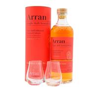 Arran - Amarone Wine Cask Finish Single Malt Scotch - Whisky 70cl 50% ABV (Includes Branded Glasses)