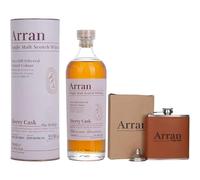 Arran Bodega Sherry Cask Finish & Branded Hip Flask