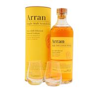 Arran - Sauternes Cask Finish Single Malt Scotch - Whisky 70cl 50% ABV (Includes Branded Glasses)