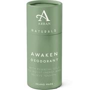 Arran Sense of Scotland Awaken Natural Deodorant 50ml, Mint & Eucalyptus | Peppermint and Rosemary Blend, Suits Women and Men, Gentle on Sensitive Skin, Solid Stick Format