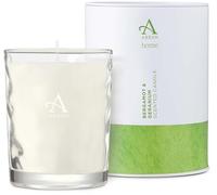 Arran Sense of Scotland Bergamot & Geranium Scented Glass Candle (35cl) Tender Green Bergamot & Citrus with Warm Geranium, Approx 35hr Burn Time