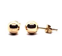 Arranview Jewellery 5 mm gold ball stud earrings in 9ct yellow gold