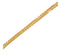 Arranview Jewellery 9ct yellow gold plated sterling silver diamond cut anchor chain 16 inch