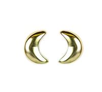 Arranview Jewellery Crescent moon stud earrings in 9ct yellow gold.