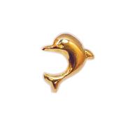 Arranview Jewellery Dolphin nose stud in 9ct yellow gold