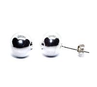 Arranview Jewellery Sterling Silver 10 mm Ball Stud Earrings