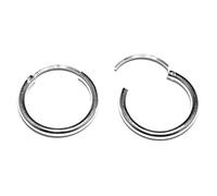 Arranview Jewellery Sterling Silver 18 mm Hoop Earrings Heavy Weight