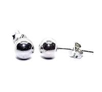 Arranview Jewellery Sterling Silver 6 mm Ball Stud Earrings