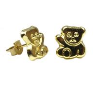 Arranview Jewellery Teddy Bear Stud Earrings - 375 9ct Yellow Gold