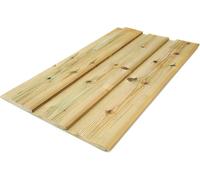 Arranwood Green Treated Timber Shiplap Cladding Weatherboard 15 x 120mm Finished Size Pack of 8 (0.9m)