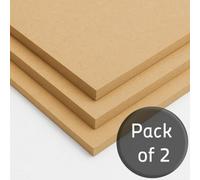 Arranwood Standard Mdf Board - 15mm - 915mm X 610mm (3Ft X 2Ft) - Pack Of 2