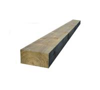 Arranwood Treated Softwood Railway Sleepers Garden Green 100 X 200 X 1.2M