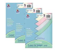 Array Bond Paper, 20 lb., 8-1/2"x11", 100/PK, Pastel Assorted