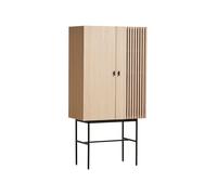 Array Cabinet Oak/Black 80 cm