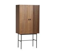 Array Cabinet Walnut veneer/Black 80 cm