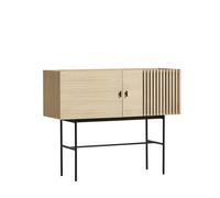 Array Sideboard Oak/Black 120 cm