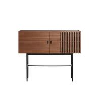 Array Sideboard Walnut veneer/Black 120 cm