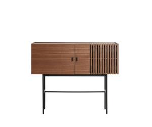 Array Sideboard Walnut veneer/Black 120 cm