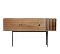 Array Sideboard Walnut veneer/Black 180 cm