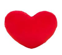 arrderly 1 Piece Heart Pillow Cushion, Plush Fluffy Decorative Pillow, Cute Heart Shaped Cushion for Sofa Bed Dining, Valentine's Day Gift for Girls, Red