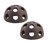arrderly Pack of 2 Fish Tank Accessories, Cave Decoration, Hemispherical Ceramic Hideout, Aquarium Cave, Ceramic Decoration for Aquarium Decoration