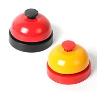 Arrderly Set of 2 Table Bell, Reception Bell with Crisp Bell, Made for Kitchen, Restaurants, Hotels, Bars