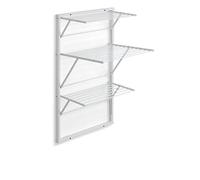 Arredamenti Italia Karim Wooden Lockable Wall Clothes Dryer 16m White Finish AR-It The Heart of Wood