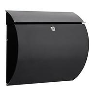 Arregui Aura Exterior Letter Box - Black