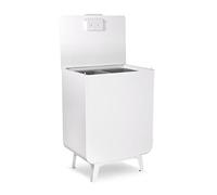 ARREGUI Duplo CR211-D Designer Kitchen Waste Separation System with 2 Inner Buckets, Recycled Waste Bin, Odour-Proof with Filter, 2 Compartments Steel Rubbish Bin, Large Rubbish Bin, 2 x 26 L (52 L),