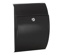 ARREGUI Galan E5964 Steel Exterior Mailbox | Size S (DIN A5) | Small Wall Mailbox | Mailbox | Easy to Install | Black Exterior Mailbox
