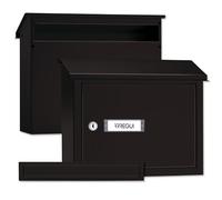 Arregui Letter Flap and Interior Post Box - Black