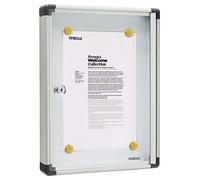 Arregui PAN52 Aluminium and Perspex Advertising Panel for 1 Sheet DIN A4, Silver