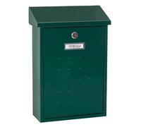 Arregui - Premium Exterior Letter Box, Green