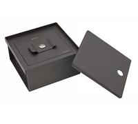 ARREGUI Terra 22804W-S1 Hidden Hidden Floor Safe | Small Recessed Safe | Secret Safe | Secret Money Hide| 10x20x20cm | 2.3L | Black