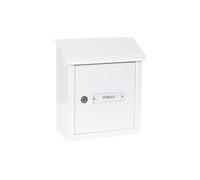ARREGUI V4091 Letter Box for Doors or Gates Interior, Letter Pickup Mouth, 23 x 4 cm, Size S (DIN A5 Mail), Weatherproof, Easy to Install, White
