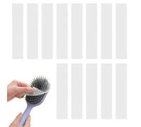 ArrErr 100 Pack Hair Brush Cleaner Disposable Hair Brushes Cleaning Tool Comb Cleaner Net Cover Screen Guards Hairbrush Hair Remover for Detangling Hair Brush Detangler Natural Bamboo Bristles